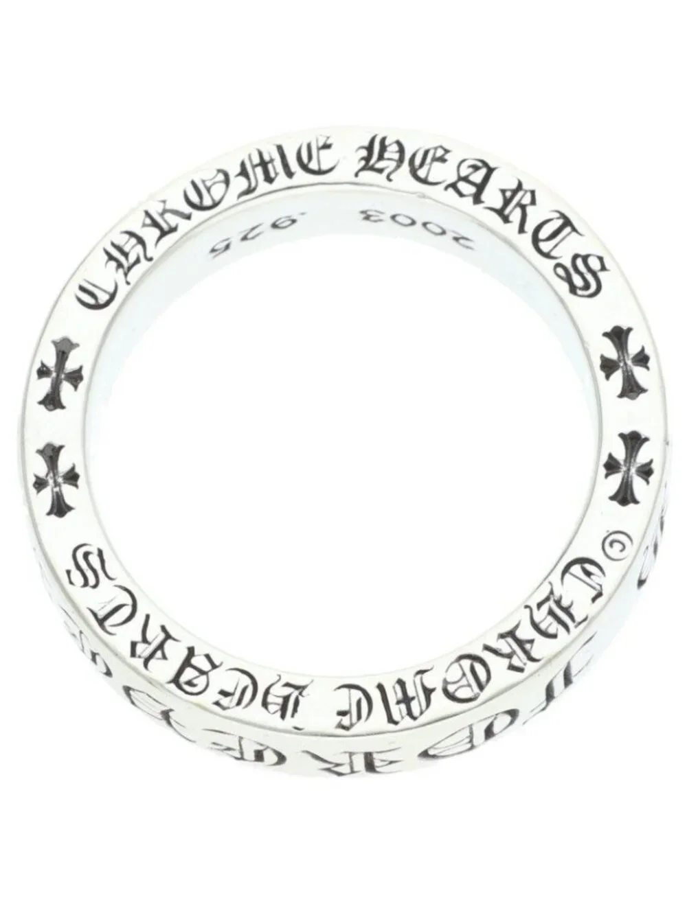 Chrome Hearts Spacer Forever Silver Ring